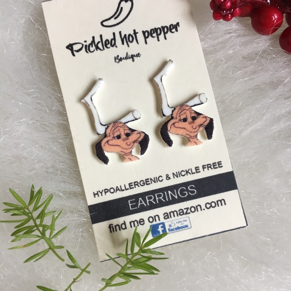 Grinch max stud earrings Christmas